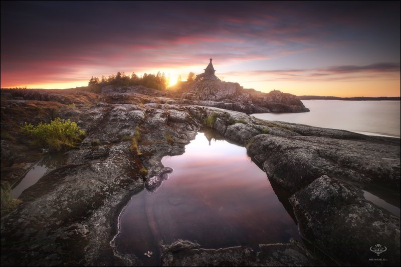 Белые ночи на Ладожских шхерах...photo preview