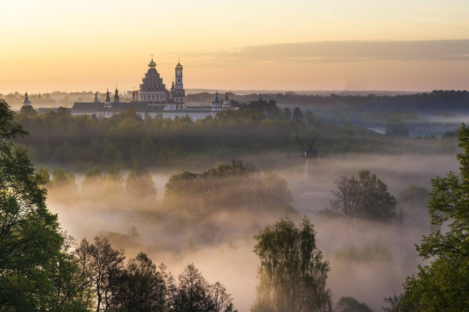 утро, рассвет, пейзаж, московская область, Александр Кыров