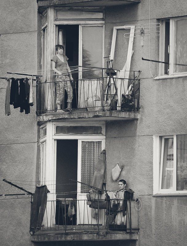 roman shymkovych, роман шимкович, жанр, люди, жанровий портрет, people Сусідиphoto preview