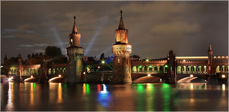 festival lights, oberbaumbrucke,бранденбургские ворота, reichstag,  berlin, foto liubos, берлин_ фестиваль света Фестиваль света 2012 в Берлине фото превью