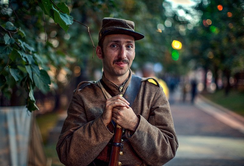 портрет,мужчина,фестиваль Американский солдат XIX векphoto preview