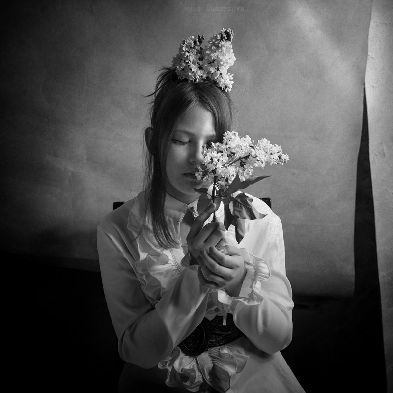 Белая сиреньphoto preview