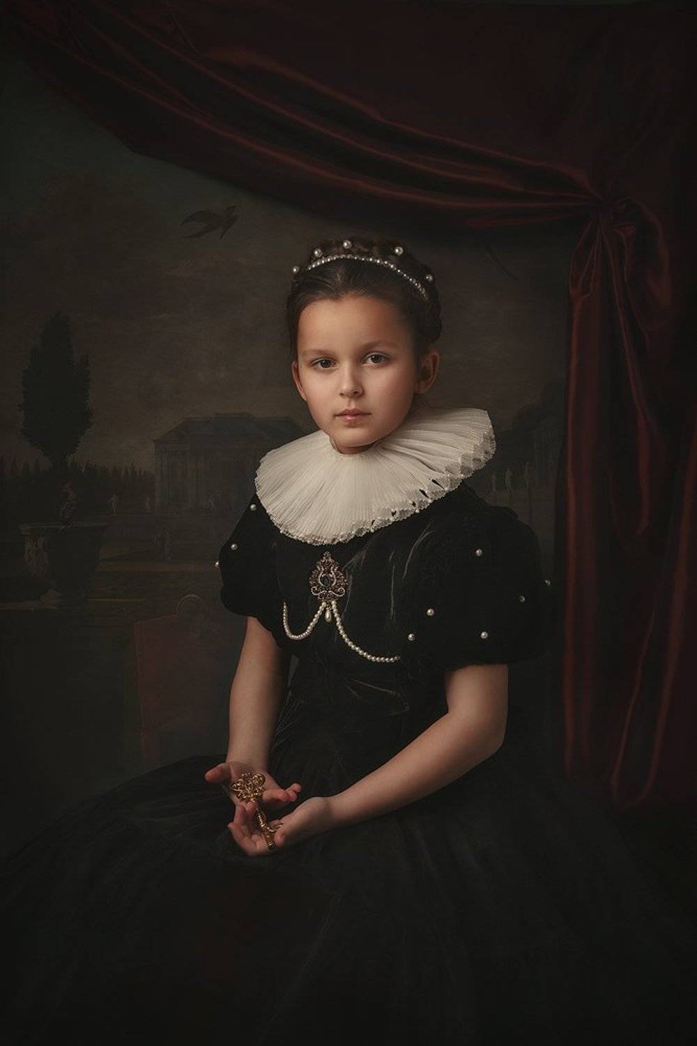 Инфанта. Автор: Юлия Дурова девочка, портрет, принсесса, арт, Юлия Дурова