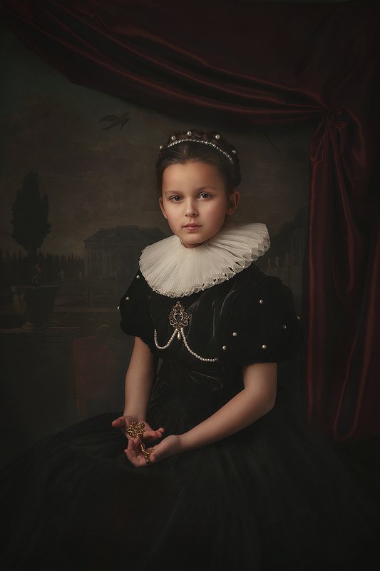 девочка, портрет, принсесса, арт Инфантаphoto preview