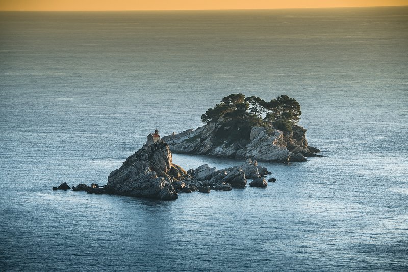 пейзаж закат Одиночествоphoto preview