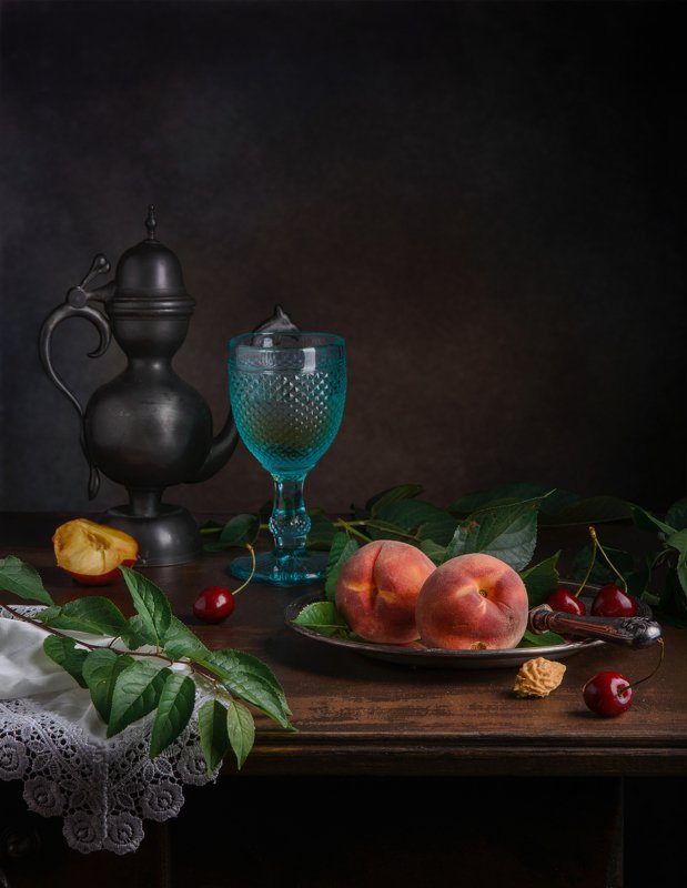 О персиках и бокалеphoto preview