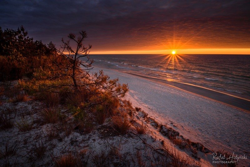 sunset, sea, baltic, poland Magical sunsetphoto preview