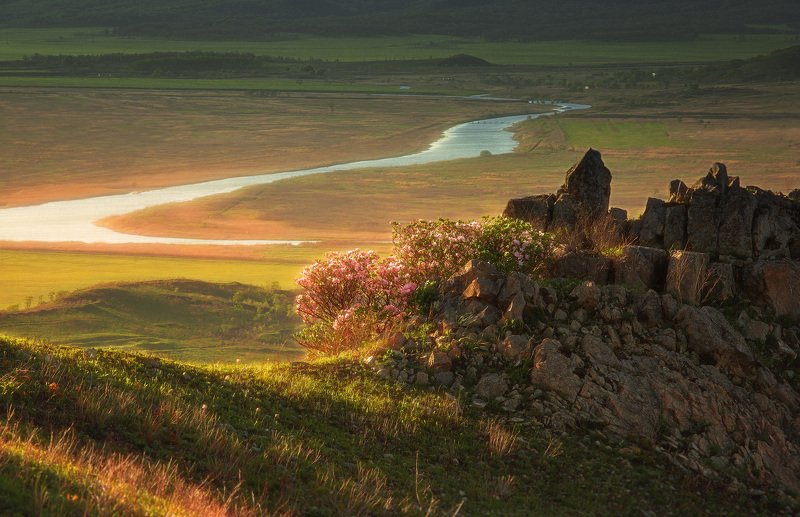 вечер, скала ***photo preview