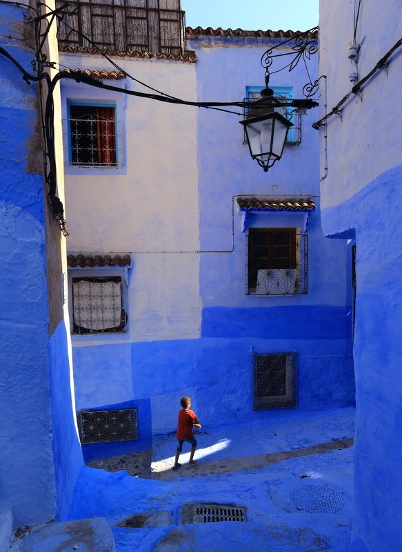 Голубой городphoto preview