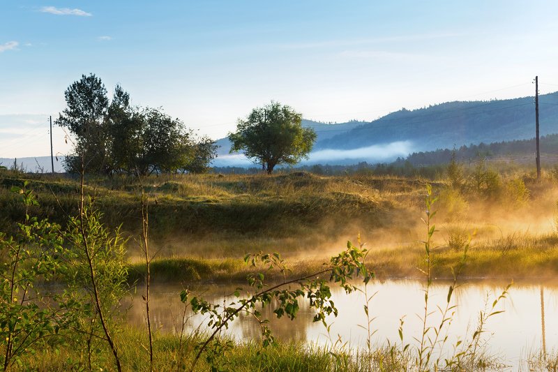 туман, утро Утренний туманphoto preview