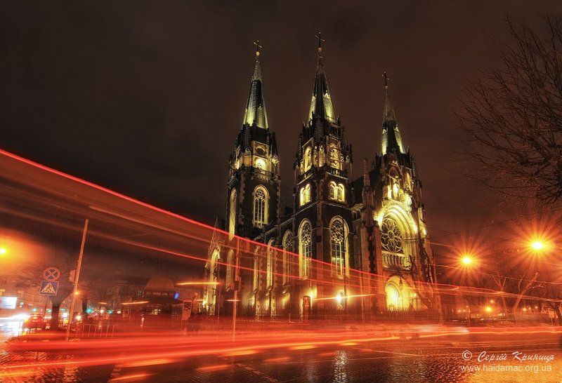 львов, ночное фото Эльжбеткаphoto preview