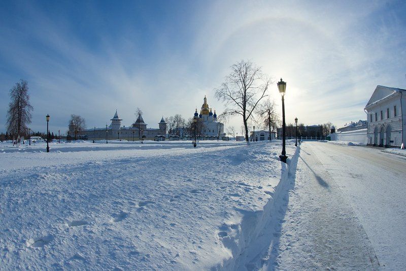 Тобольск, Тюремный замок, взгляд через \