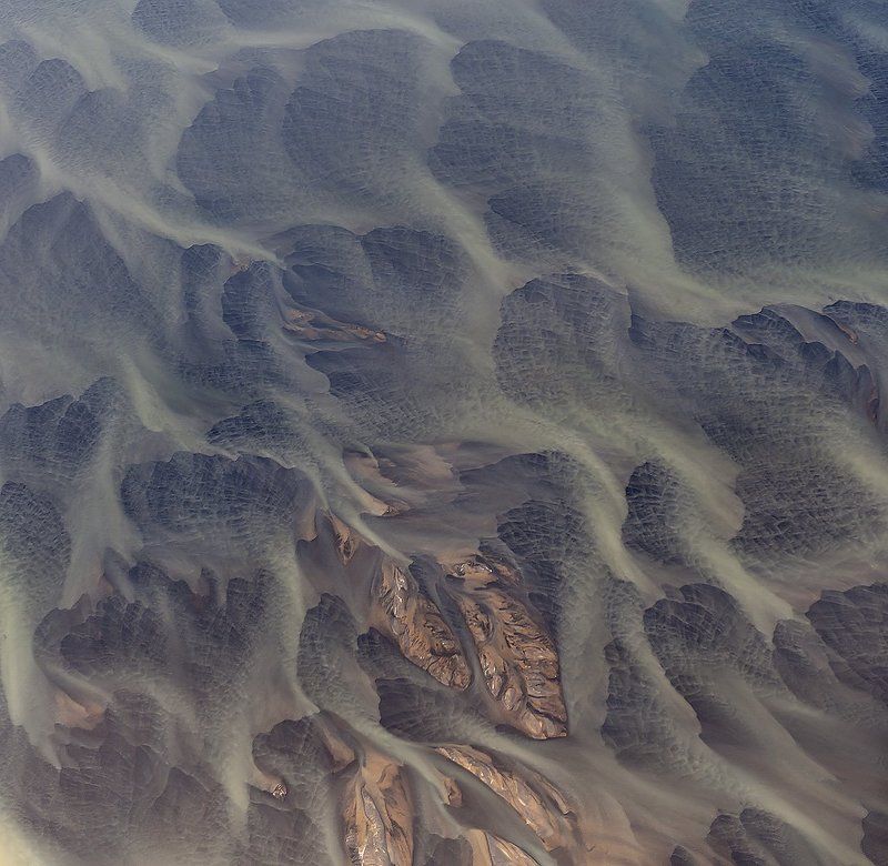 исландия Узоры на небольшой речке на южном побережье Исландииphoto preview