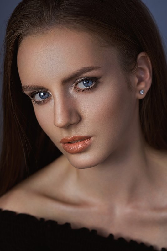 портрет, эмоции, взгляд, красивая, робко, нежно Катяphoto preview