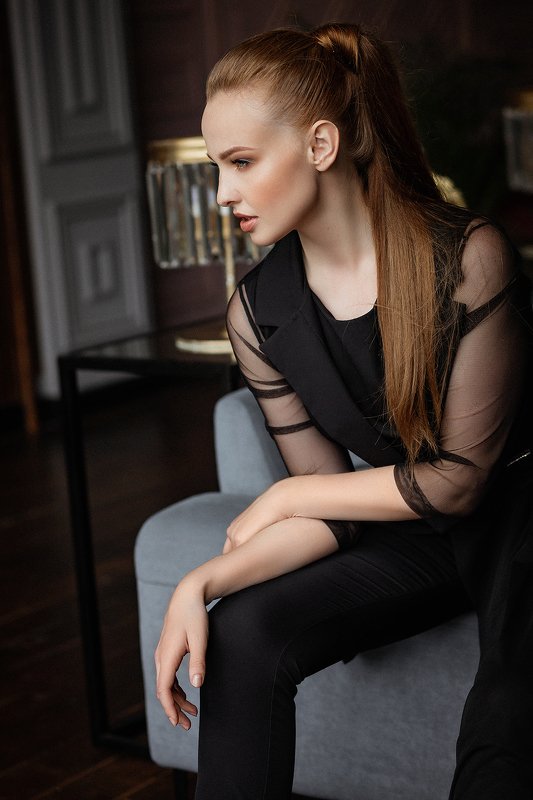 портрет, девушка, fashion, canon, posing, studio Juliaphoto preview