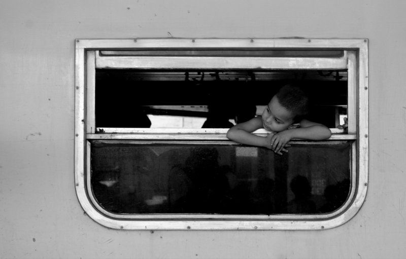 #Child #Train #Bangladesh Innocent look.photo preview