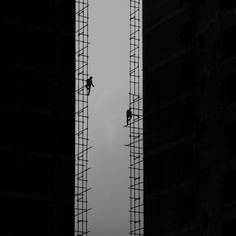 art blackandwhite street hard work 2photo preview