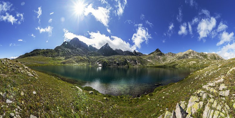 rocks,clouds,sky,,snow,mountains, silencephoto preview