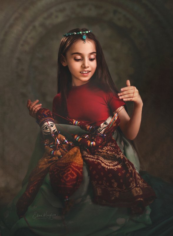 Индия дети игра портрет Индийские мотивыphoto preview