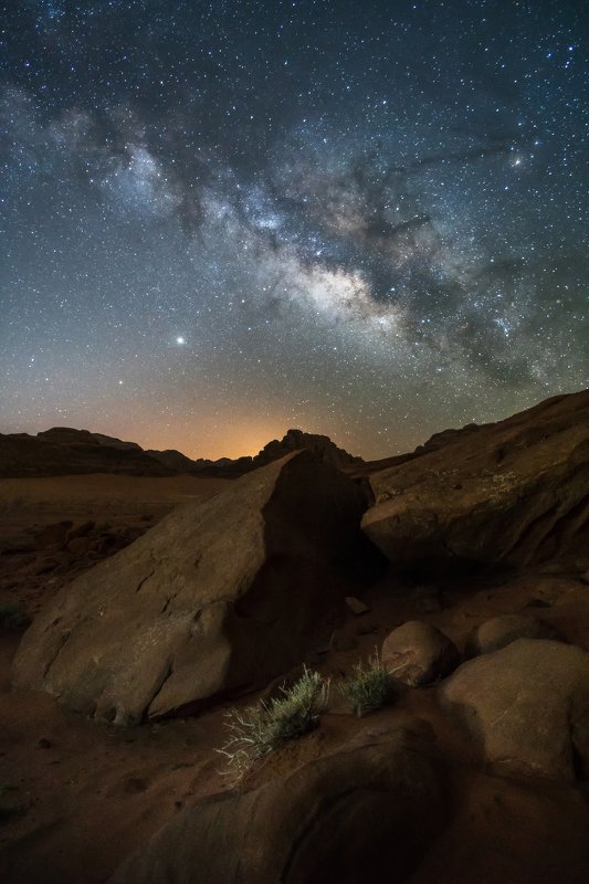 stars, night, wadi rum, desert Stargazingphoto preview