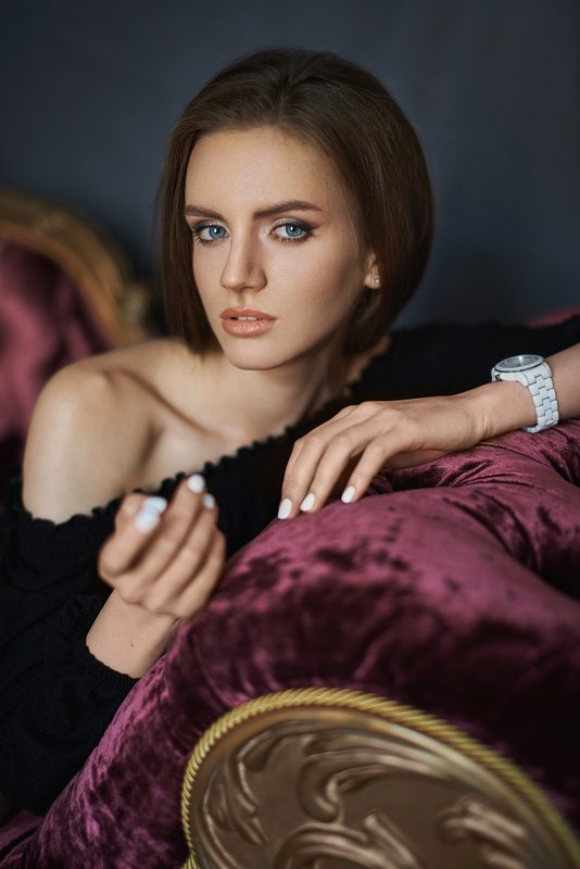 портрет, эмоции, взгляд, красивая, робко, нежно Катяphoto preview