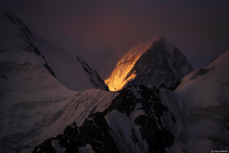 тянь-шань, горы, рассвет, хан-тенгри Хан-Тенгриphoto preview