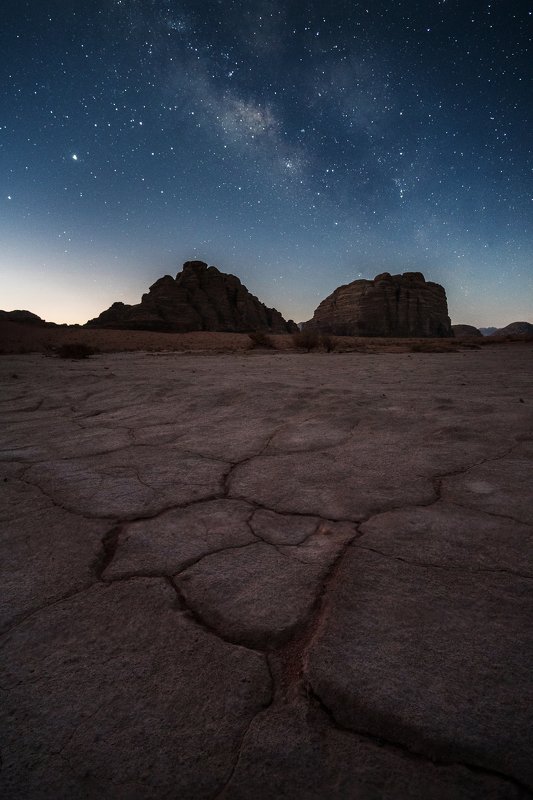 wadi rum, desert, night, jordan Brokenphoto preview