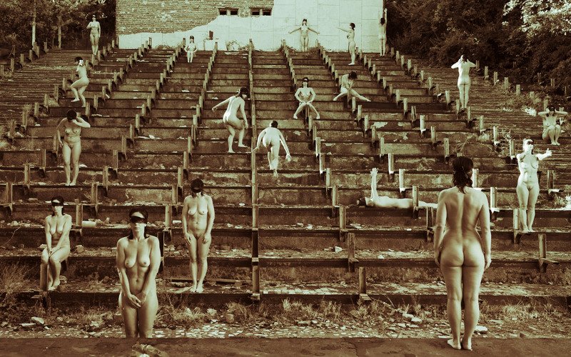 картина художник современное искусство творчество эротика ню постмодерн идея Пряткиphoto preview