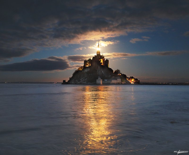 франция,mont saint-michel,france Белые ночи Нормандииphoto preview