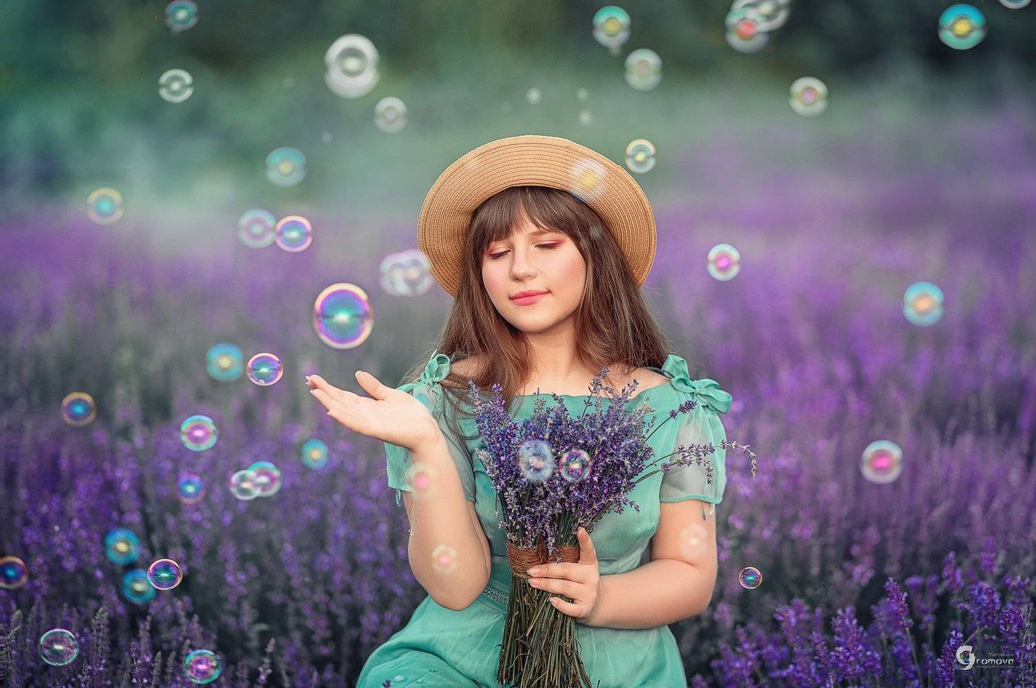 лаванда, детство, романтика, пузыри, Ярослава Громова