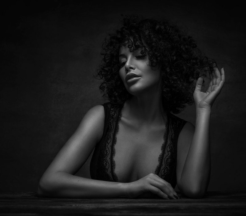 girl,beauty,fashion,portrait,bw,blak,white,black and white, Kingaphoto preview