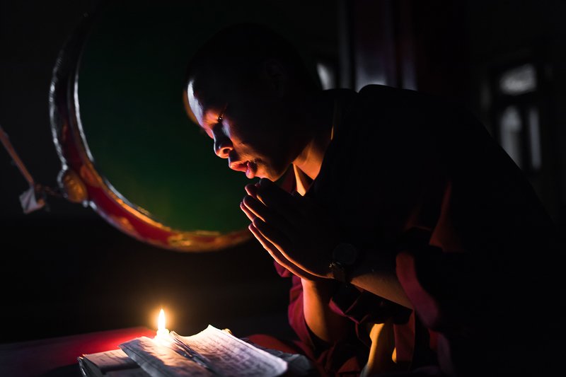 Пуджа. Буддийский монастырь на севере Индииphoto preview