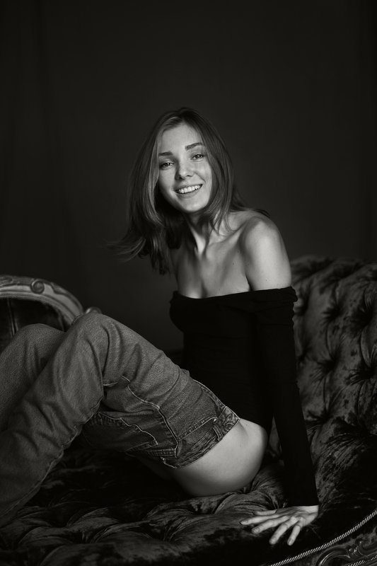 портрет, эмоции, взгляд, красивая, нежно, счастье, весело, смех Настя Хорошая девушкаphoto preview