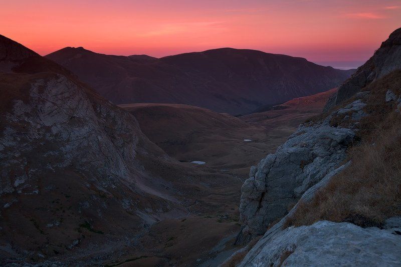 горы, лаги, закат, оштен Вечер у Оштенаphoto preview