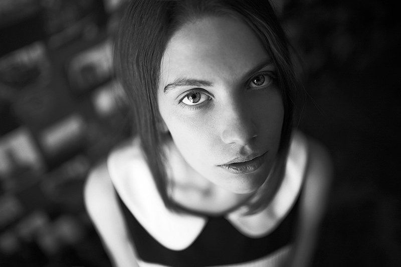 девушка, чб, цифра, портрет А л и н аphoto preview