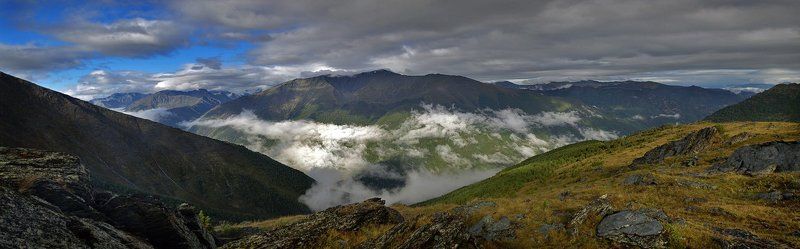 алтай, горы, облака Бескрайние воды, горы, облака и просторыphoto preview