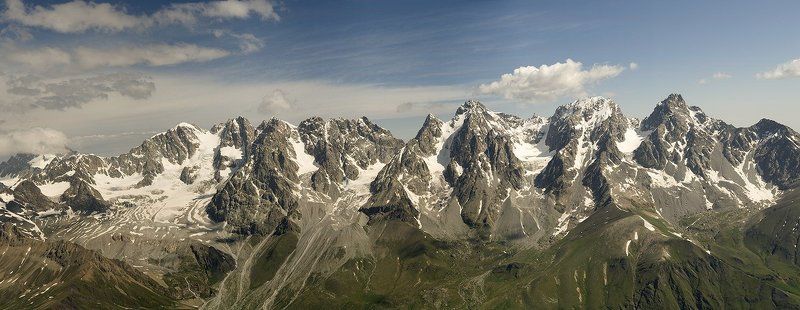 кавказ Панорама Суганского хребта.photo preview