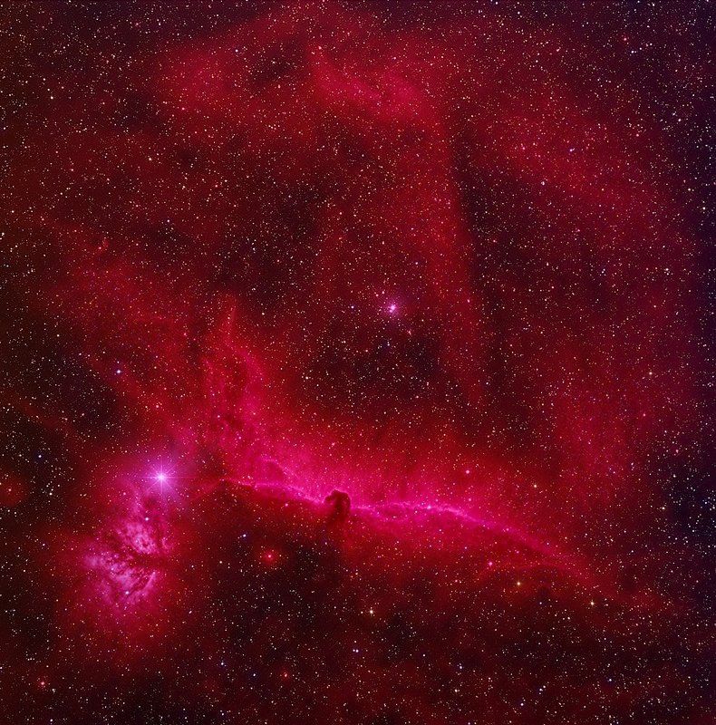 Астрономия, Звёзды, Небо, Ночь, Туманность Конская Головаphoto preview