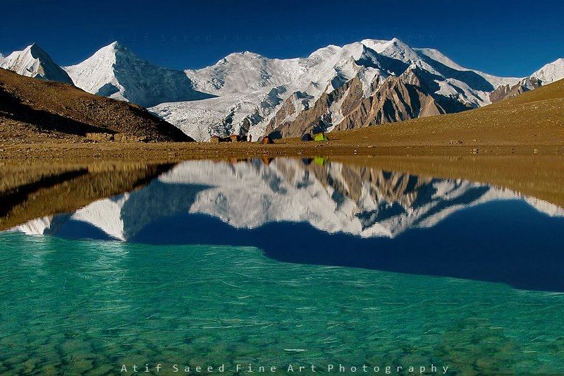Ice.. Rush Lake 4694m, Hopper, Gilgit, Pakistan.photo preview