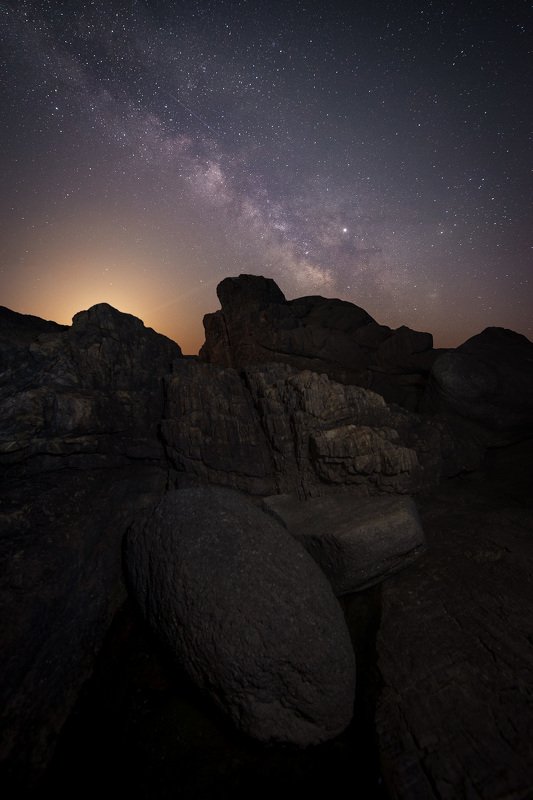 Black sea at Night photo preview