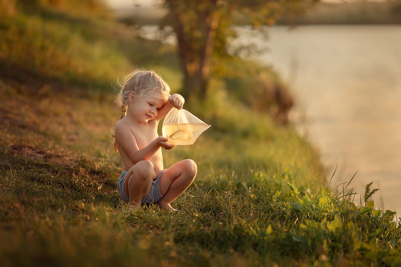 рыбка рыбак рыбачек девочка Рыбкаphoto preview