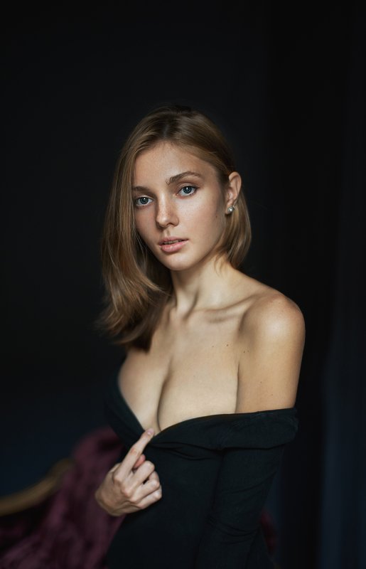 портрет, эмоции, взгляд, красивая, робко, нежно Настяphoto preview