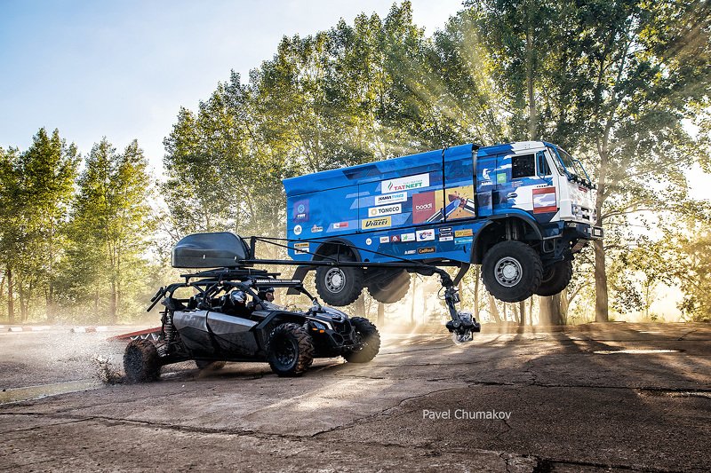 камаз, кино, сериал, камазмастер, бэкстейдж, грузовик, полет, прыжок, Мастерphoto preview