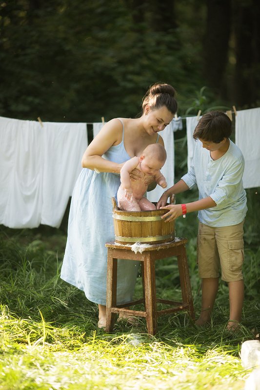 Валерия Мороз, дети, девочка, детский портрет, детский фотограф, детская фотография, топ фотограф, семейный фотограф, лето,  Большая стирка photo preview