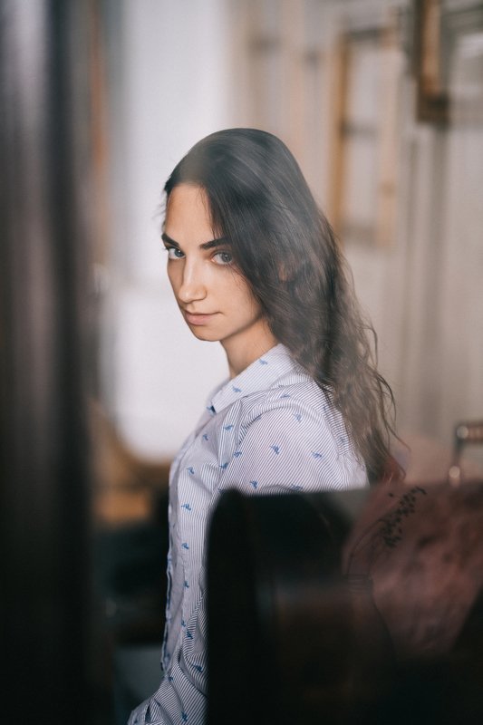 девушка, студия, портрет Алина фото превью