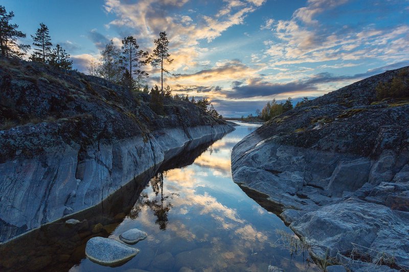 ладожские шхеры, карелия, ладога, ладожское озеро Провожая деньphoto preview