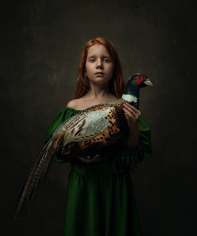 girl,portrait,bird,abstract,conceptual,dark,moody Hannaphoto preview