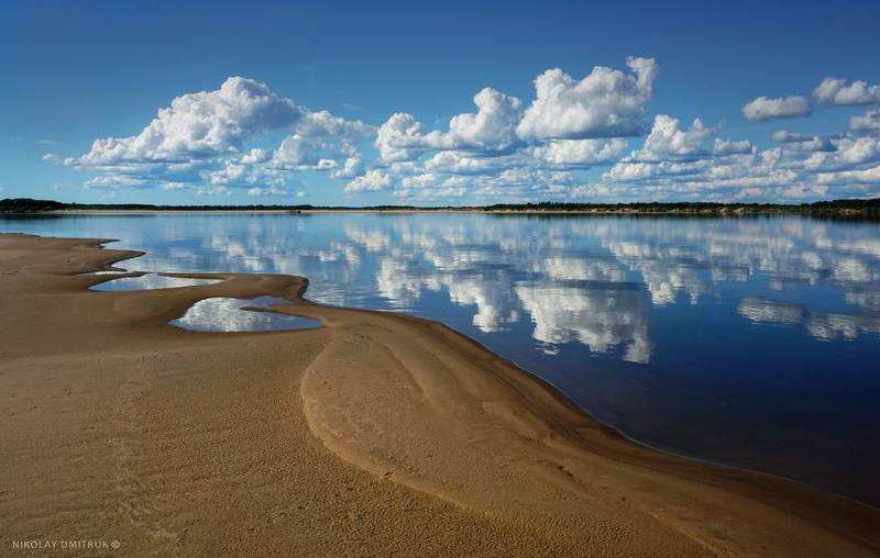 пейзаж река - облака. июль 2020photo preview