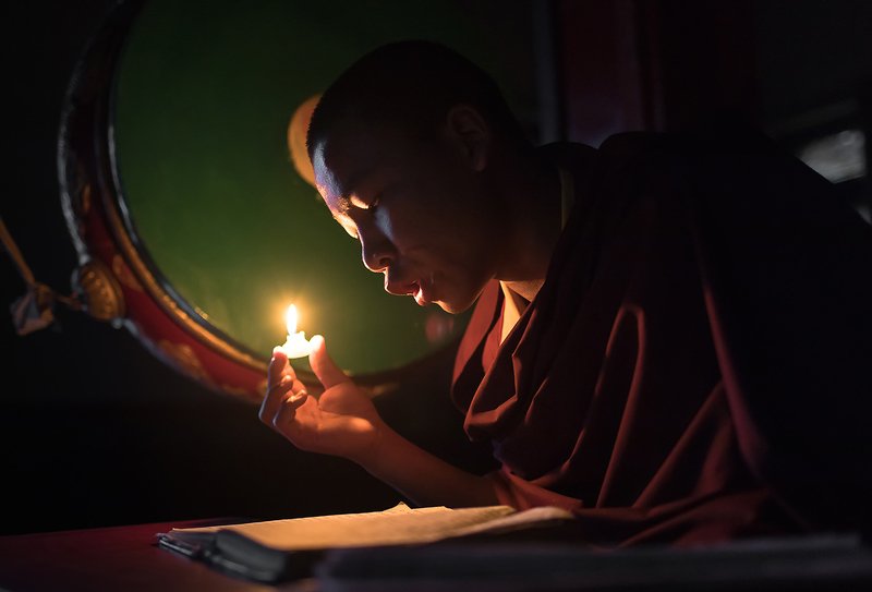 Пуджа. Буддийский монастырь на севере Индииphoto preview