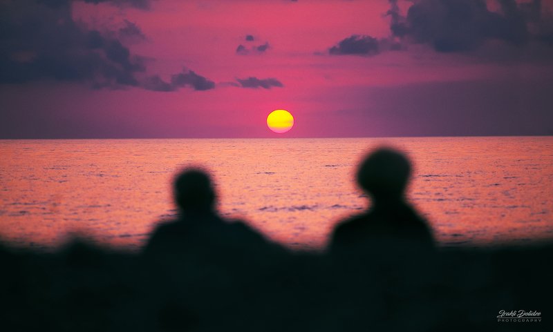 sea, black sea, landscape, people, couple, love, sun, sunset, sky, outdoor, photography Watching the end of the day with youphoto preview